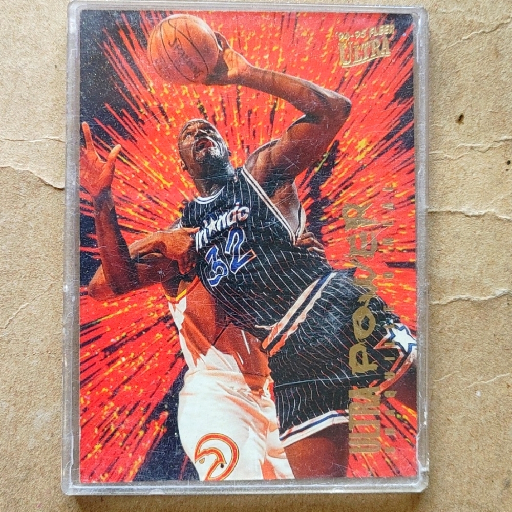 Shaquille O'Neal Ultra Power Basketball card